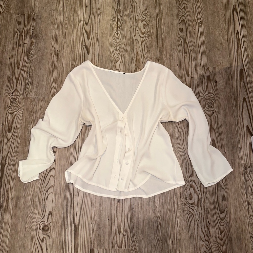 SHEER WHITE CAMISOLE - Picture 4 of 4